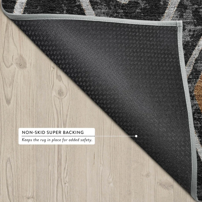 Addison Rugs Chantille Black ACN2702 5ft. x 7ft.6in. Rect. Rug
