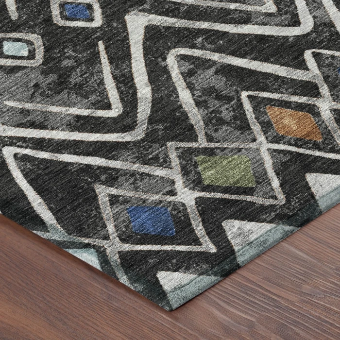 Addison Rugs Chantille Black ACN2702 5ft. x 7ft.6in. Rect. Rug