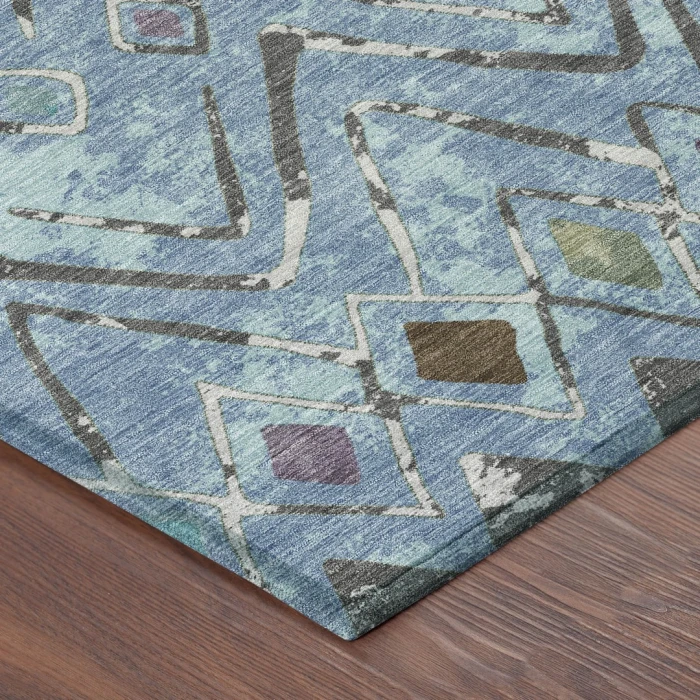 Addison Rugs Chantille Blue ACN2702 9ft. x 12ft. Rect. Rug