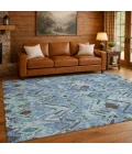 Addison Rugs Chantille Blue ACN2702 9ft. x 12ft. Rect. Rug