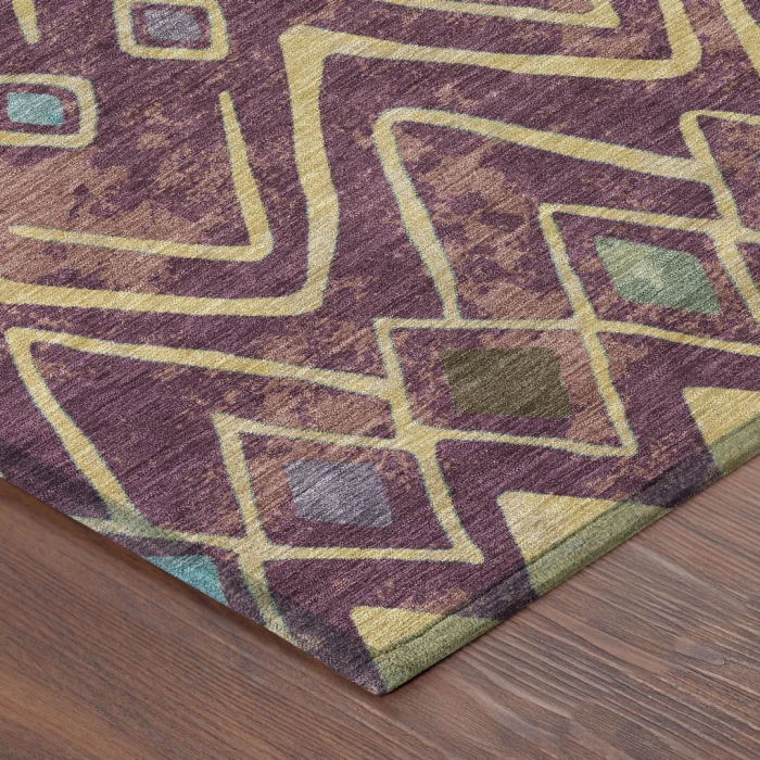 Addison Rugs Chantille Purple ACN2702 5ft. x 7ft.6in. Rect. Rug