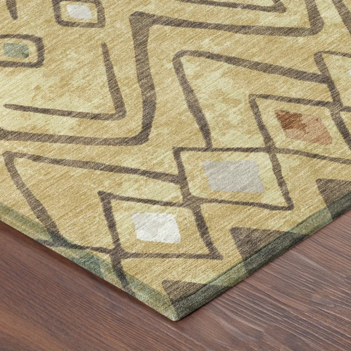 Addison Rugs Chantille Gold ACN2702 9ft. x 12ft. Rect. Rug