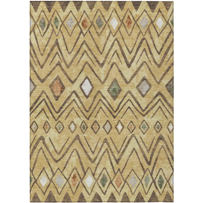 Addison Rugs Chantille Gold ACN2702 9ft. x 12ft. Rect. Rug