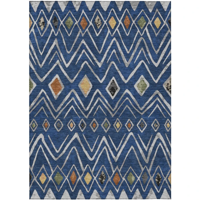 Addison Rugs Chantille Blue ACN2702 5ft. x 7ft.6in. Rect. Rug