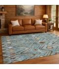 Addison Rugs Chantille Teal ACN2702 9ft. x 12ft. Rect. Rug