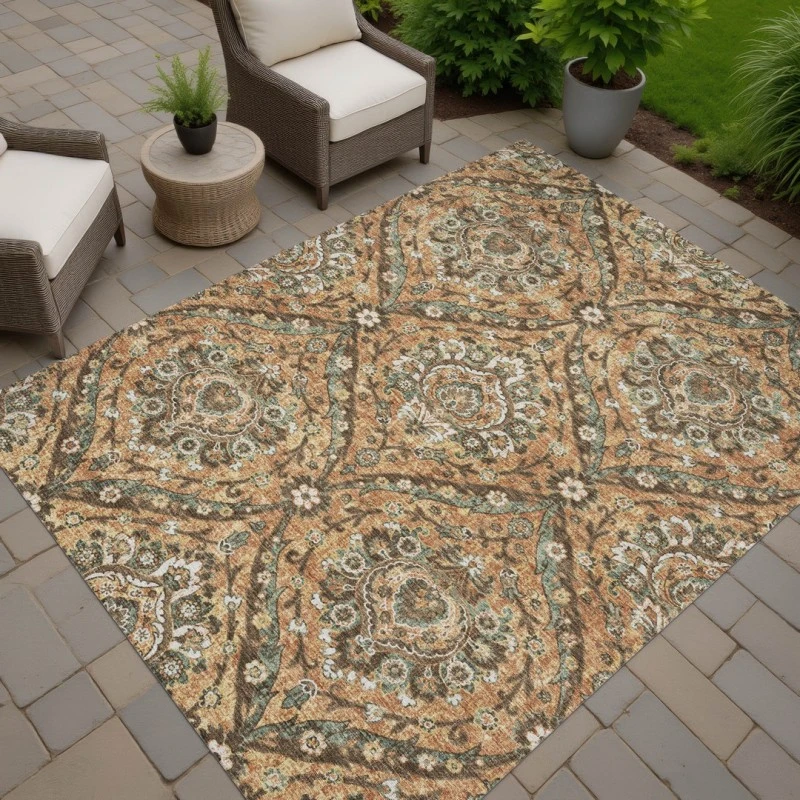 Addison Rugs Chantille Orange ACN2703 9ft. x 12ft. Rect. Rug