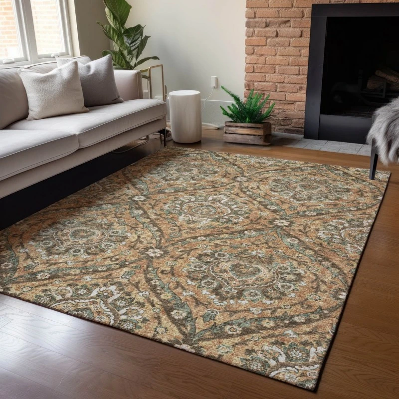 Addison Rugs Chantille Orange ACN2703 9ft. x 12ft. Rect. Rug