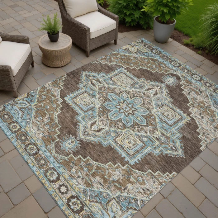 Addison Rugs Chantille Brown ACN2704 5ft. x 7ft.6in. Rect. Rug