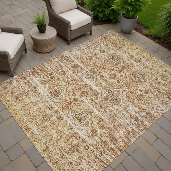 Addison Rugs Chantille Orange ACN2706 8ft. x 10ft. Rect. Rug