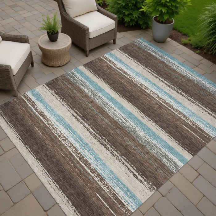 Addison Rugs Chantille Brown ACN2707 5ft. x 7ft.6in. Rect. Rug