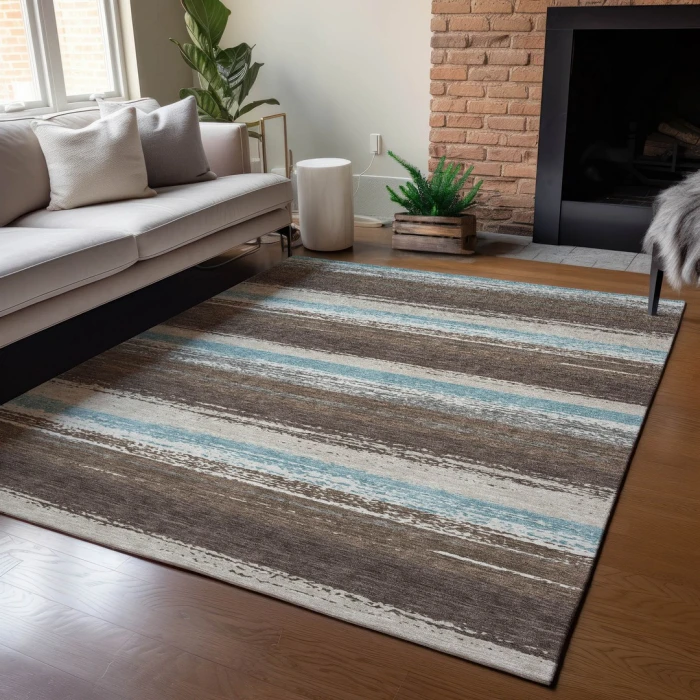 Addison Rugs Chantille Brown ACN2707 5ft. x 7ft.6in. Rect. Rug