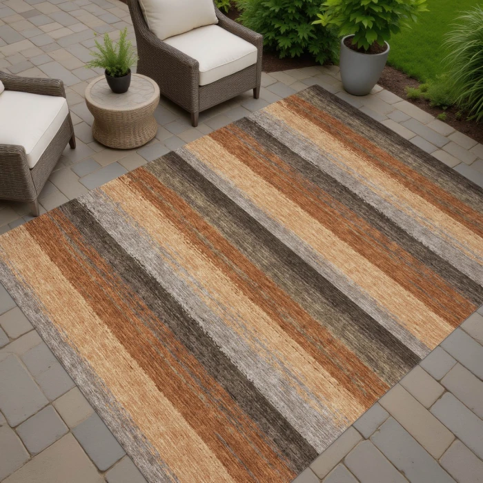 Addison Rugs Chantille Orange ACN2707 5ft. x 7ft.6in. Rect. Rug