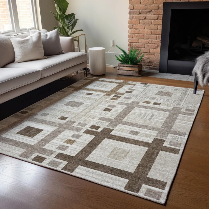Addison Rugs Chantille Brown ACN2708 8ft. x 10ft. Rect. Rug