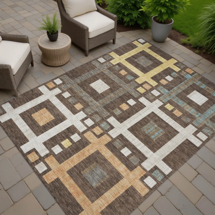 Addison Rugs Chantille Brown ACN2708 8ft. x 10ft. Rect. Rug