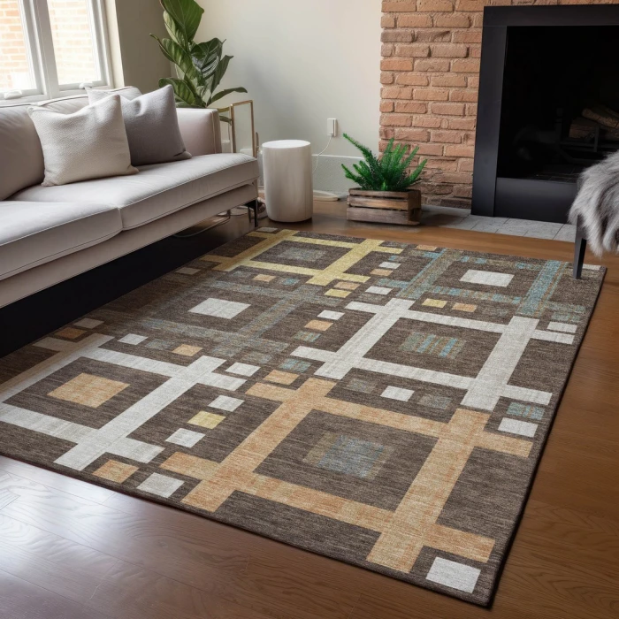 Addison Rugs Chantille Brown ACN2708 8ft. x 10ft. Rect. Rug