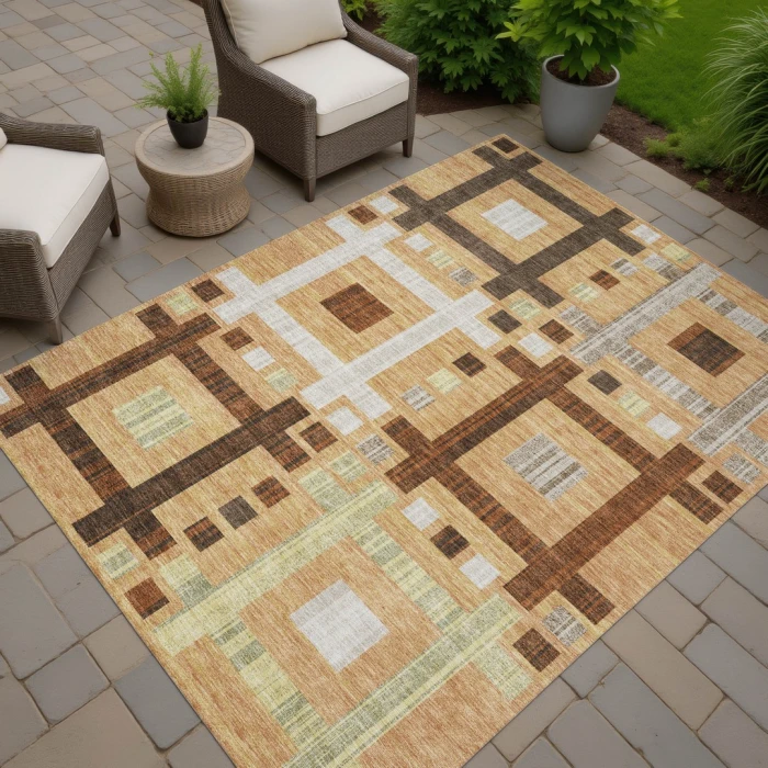 Addison Rugs Chantille Orange ACN2708 8ft. x 10ft. Rect. Rug