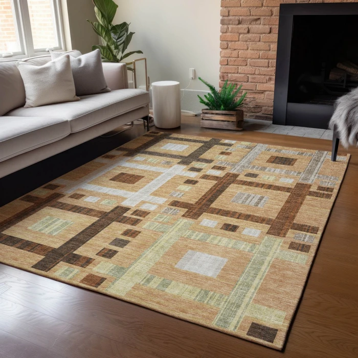 Addison Rugs Chantille Orange ACN2708 8ft. x 10ft. Rect. Rug