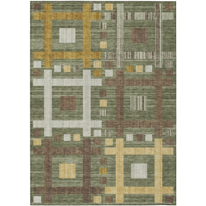Addison Rugs Chantille Green ACN2708 5ft. x 7ft.6in. Rect. Rug