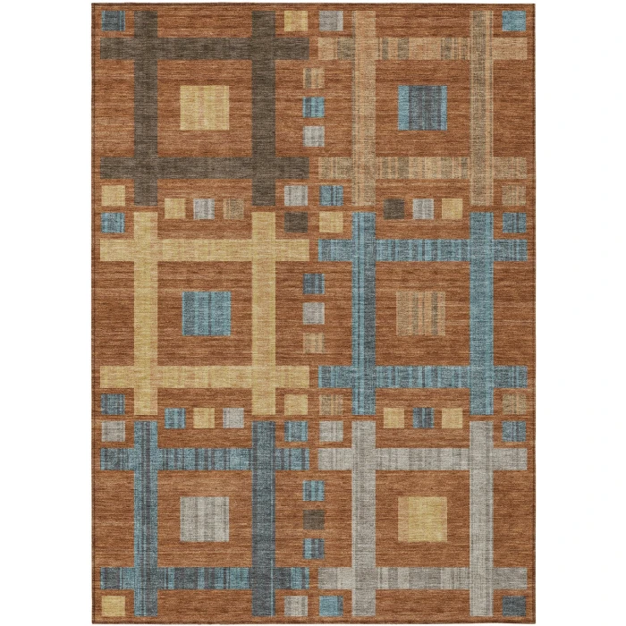Addison Rugs Chantille Orange ACN2708 8ft. x 10ft. Rect. Rug