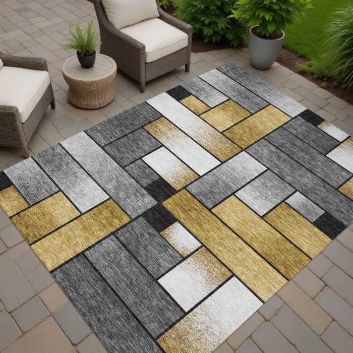 Addison Rugs Chantille Black ACN2709 9ft. x 12ft. Rect. Rug