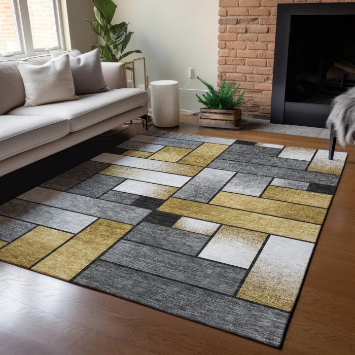 Addison Rugs Chantille Black ACN2709 9ft. x 12ft. Rect. Rug