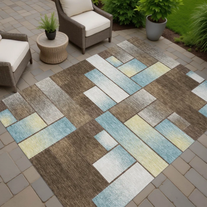 Addison Rugs Chantille Brown ACN2709 9ft. x 12ft. Rect. Rug