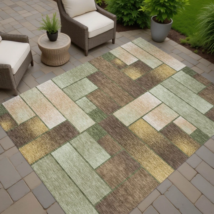 Addison Rugs Chantille Green ACN2709 8ft. x 10ft. Rect. Rug