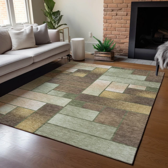 Addison Rugs Chantille Green ACN2709 8ft. x 10ft. Rect. Rug