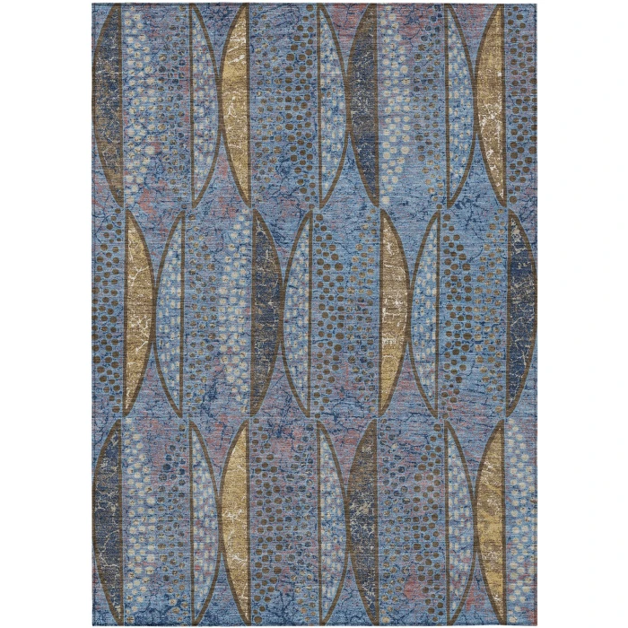 Addison Rugs Chantille Blue ACN2711 5ft. x 7ft.6in. Rect. Rug
