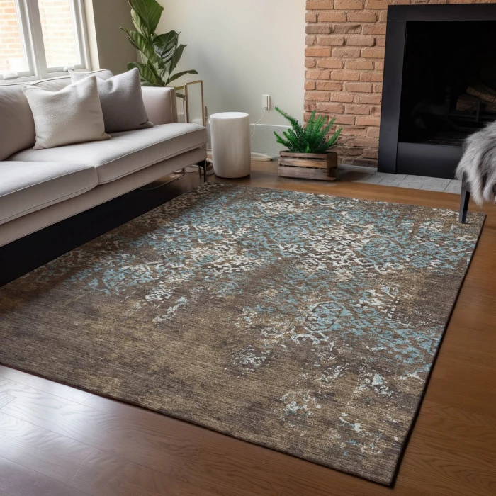 Addison Rugs Chantille Brown ACN2713 9ft. x 12ft. Rect. Rug
