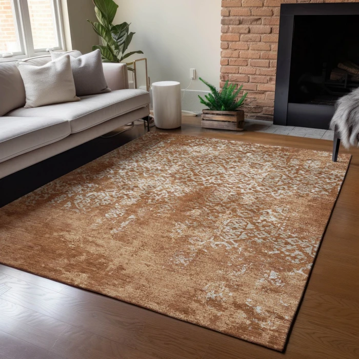 Addison Rugs Chantille Orange ACN2713 5ft. x 7ft.6in. Rect. Rug