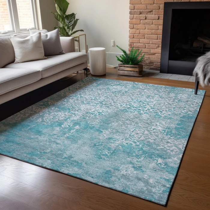 Addison Rugs Chantille Teal ACN2713 5ft. x 7ft.6in. Rect. Rug