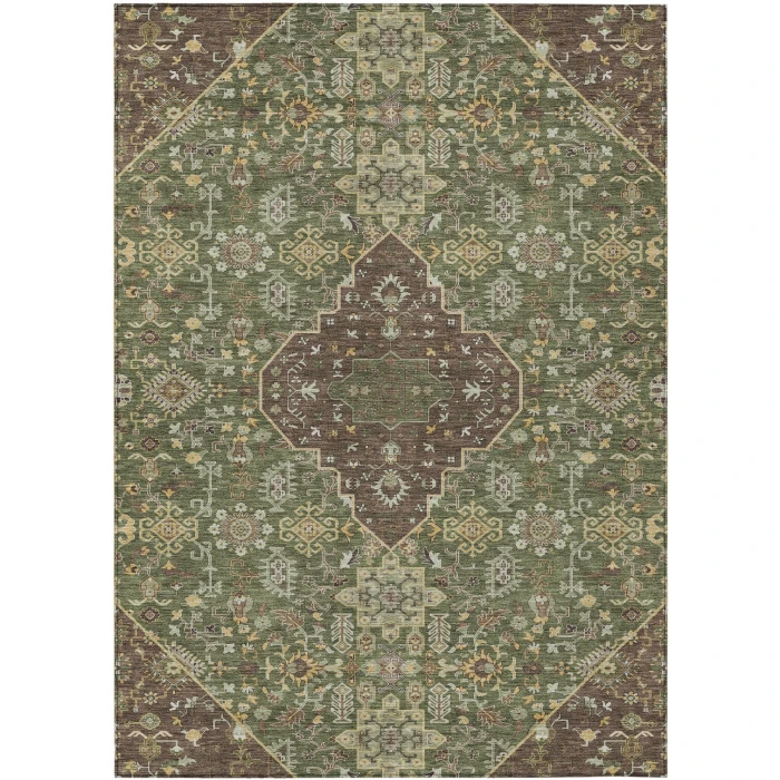 Addison Rugs Chantille Green ACN2714 9ft. x 12ft. Rect. Rug
