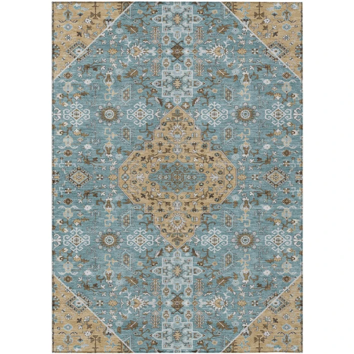 Addison Rugs Chantille Teal ACN2714 8ft. x 10ft. Rect. Rug