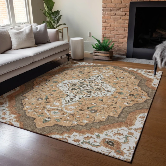 Addison Rugs Chantille Orange ACN2715 5ft. x 7ft.6in. Rect. Rug