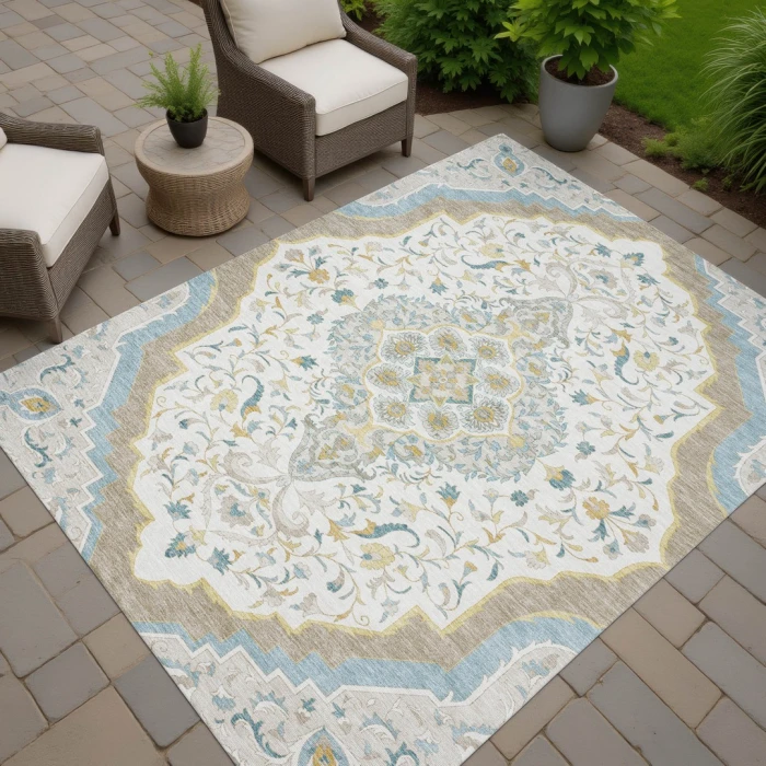 Addison Rugs Chantille Ivory ACN2715 8ft. x 10ft. Rect. Rug