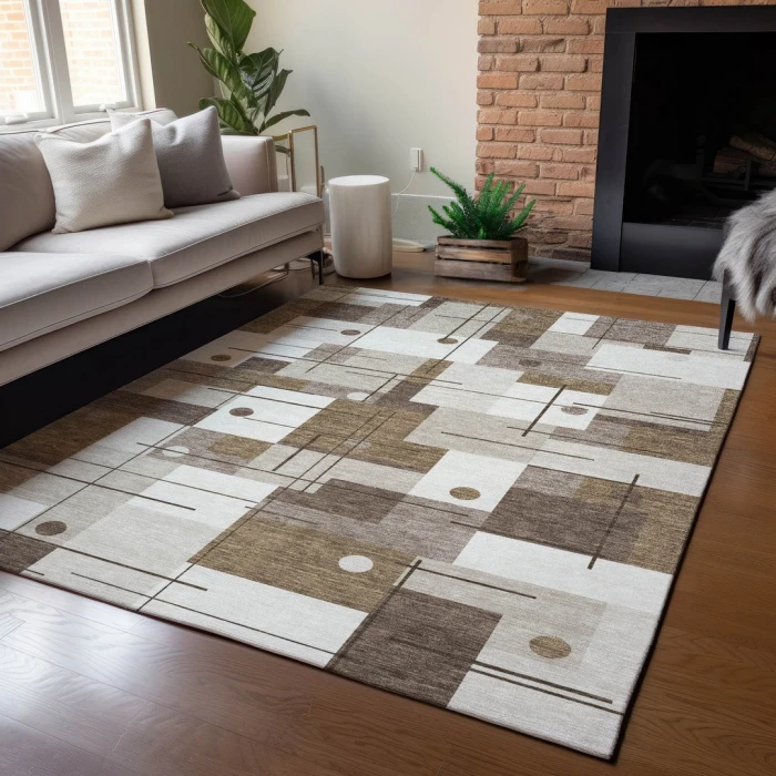 Addison Rugs Chantille Brown ACN2716 5ft. x 7ft.6in. Rect. Rug