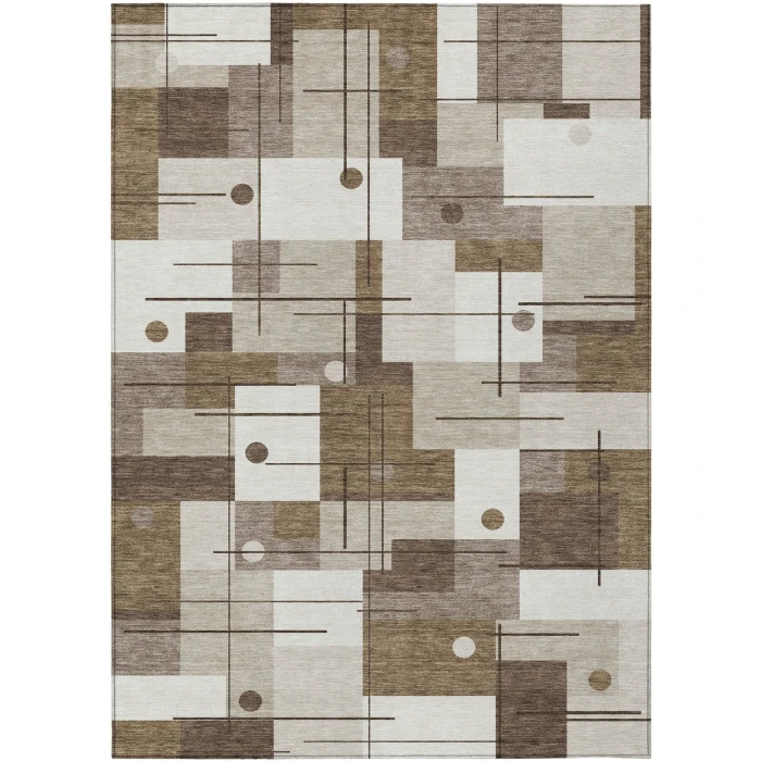 Addison Rugs Chantille Brown ACN2716 5ft. x 7ft.6in. Rect. Rug