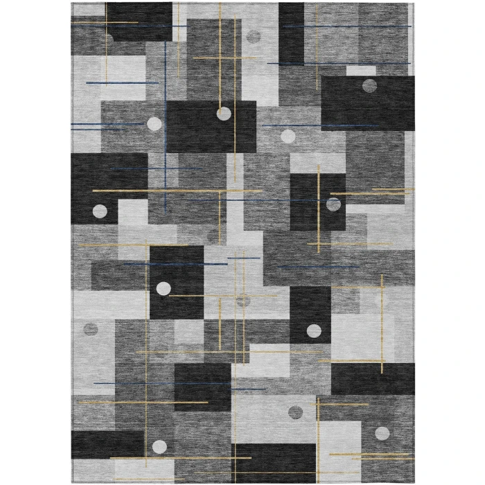 Addison Rugs Chantille Black ACN2716 8ft. x 10ft. Rect. Rug