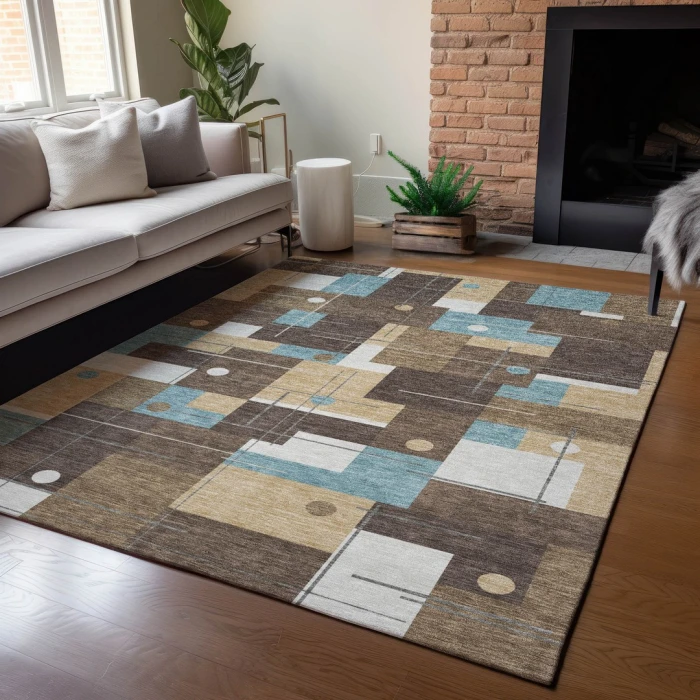 Addison Rugs Chantille Brown ACN2716 9ft. x 12ft. Rect. Rug