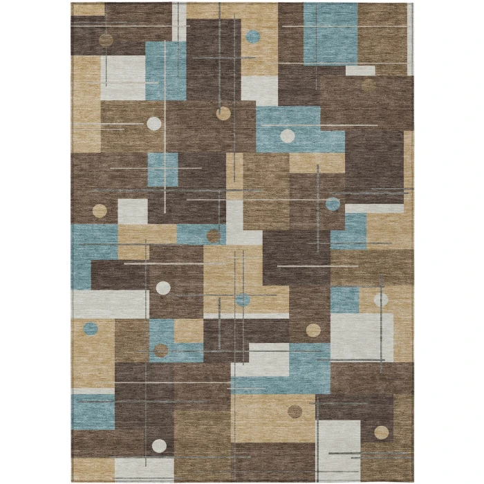 Addison Rugs Chantille Brown ACN2716 9ft. x 12ft. Rect. Rug