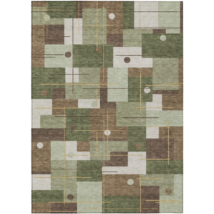 Addison Rugs Chantille Green ACN2716 9ft. x 12ft. Rect. Rug