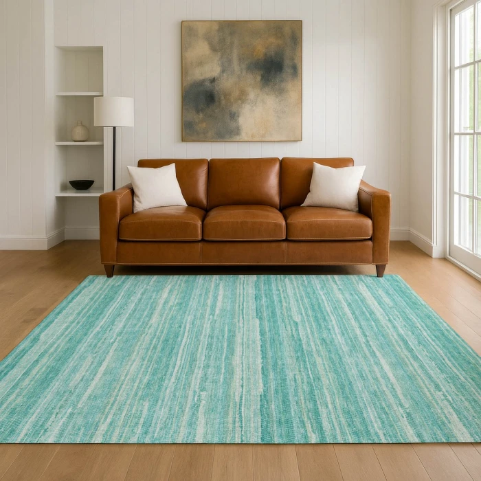 Addison Rugs Chantille Teal ACN2717 8ft. x 10ft. Rect. Rug