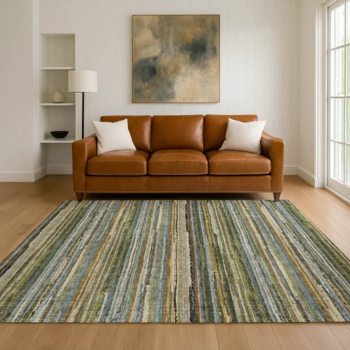 Addison Rugs Chantille Green ACN2717 9ft. x 12ft. Rect. Rug