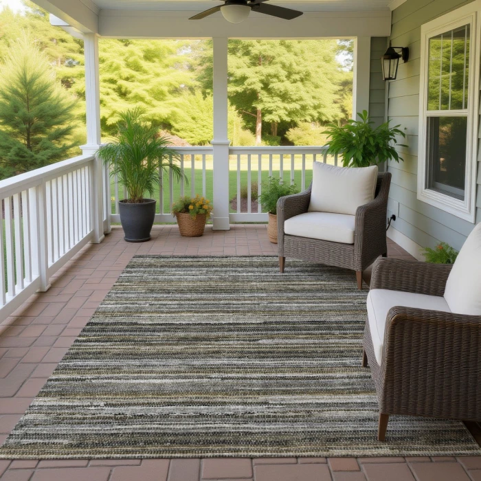 Addison Rugs Chantille Gray ACN2717 5ft. x 7ft.6in. Rect. Rug