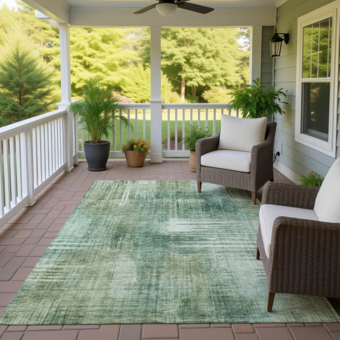 Addison Rugs Chantille Green ACN2718 8ft. x 10ft. Rect. Rug