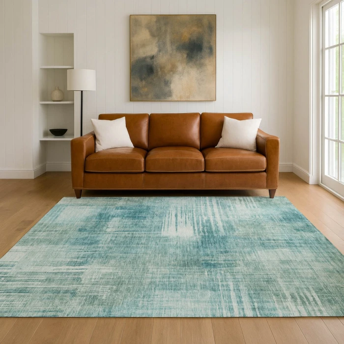 Addison Rugs Chantille Teal ACN2718 5ft. x 7ft.6in. Rect. Rug