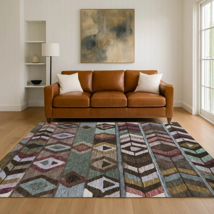 Addison Rugs Chantille Brown ACN2721 9ft. x 12ft. Rect. Rug