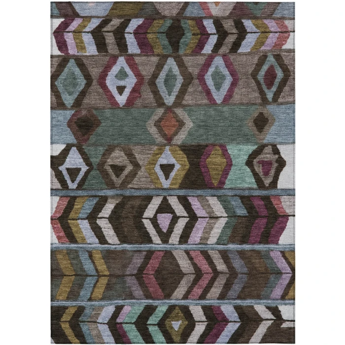 Addison Rugs Chantille Brown ACN2721 9ft. x 12ft. Rect. Rug