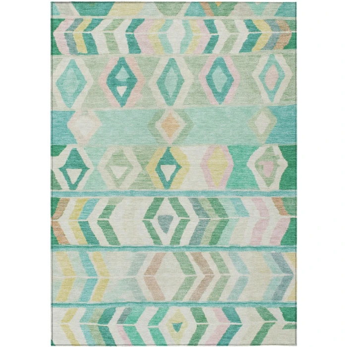 Addison Rugs Chantille Teal ACN2721 5ft. x 7ft.6in. Rect. Rug